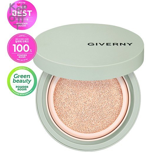 Giverny  Milchak Cover Cushion - Тональный кушон для лица 12гр.+12гр. (запаска), купить с доставкой на дом фото 1 — Корейские товары для всей семьи(КорОпт)