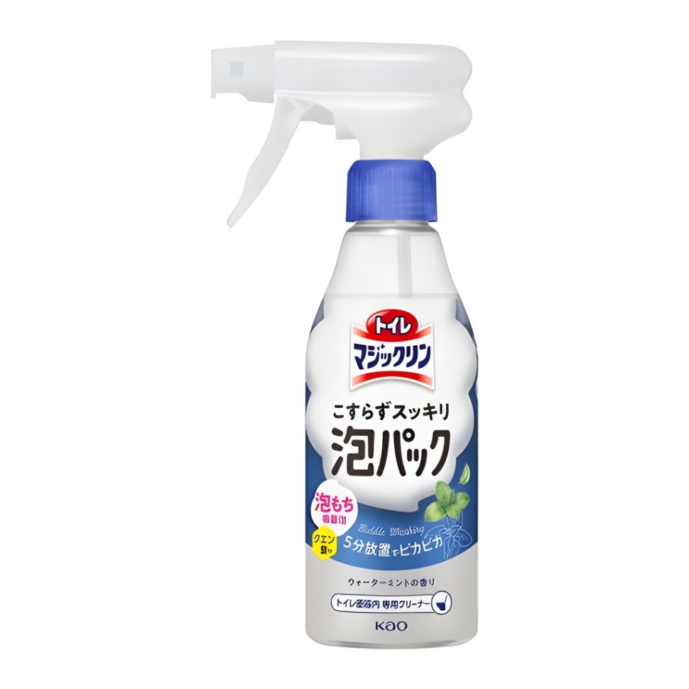 KAO Моющее и чистящее средство "Magicclean" для туалета (спрей для удаления и предотвращения загрязнений в чаше унитаза / свежая мята) 300 мл