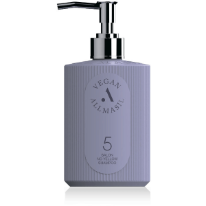 Vegan Allmasil 5 Salon No Yellow Shampoo - Профессиональный оттеночный шампунь для холодного блонда.