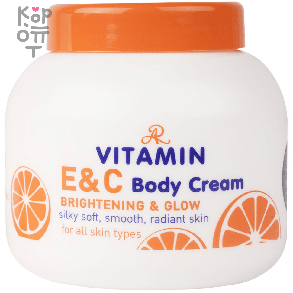 Aron Vitamin E & C Moisturizing Body Cream - Крем увлажняющий для тела Витамин Е и C, 200мл.   , купить с доставкой на дом фото 1 — Корейские товары для всей семьи(КорОпт)