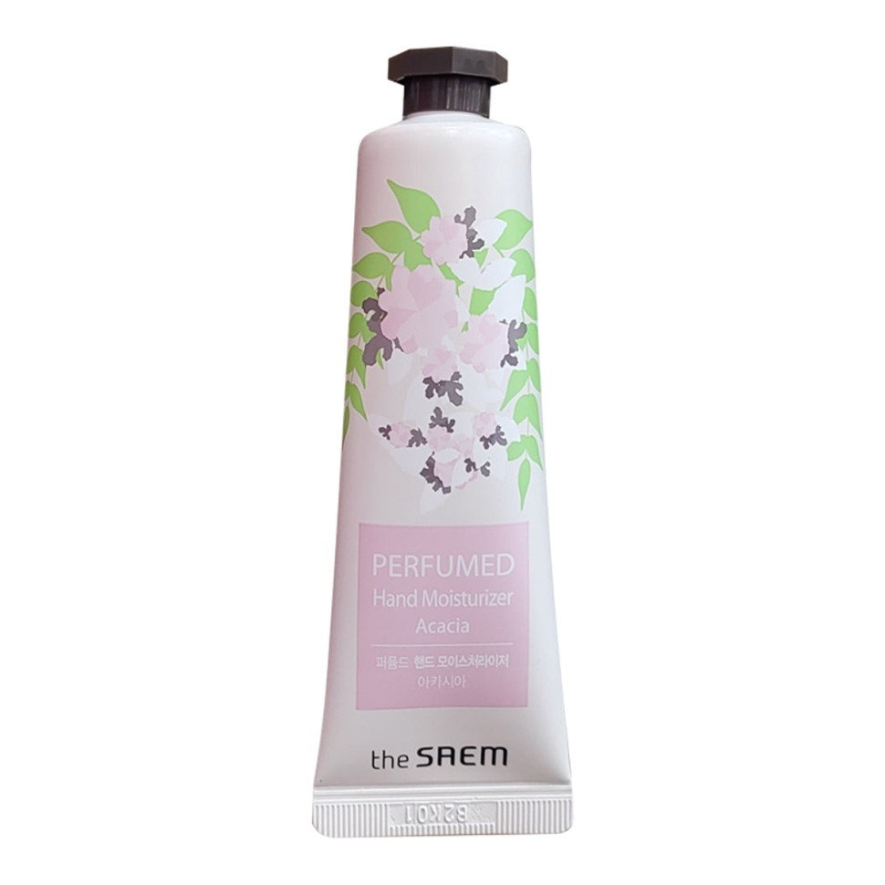 The Saem Perfumed Hand Moisturizer Acacia — Парфюмированный увлажняющий крем для рук «Акация», 30 миллилитров