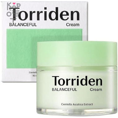 Torriden Balanceful Cica Cream - Успокаивающий крем для чувствительной кожи с Центеллой 80мл. &mdash; Корейские товары для всей семьи(КорОпт)