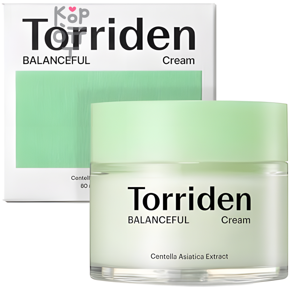 Torriden Balanceful Cica Cream - Успокаивающий крем для чувствительной кожи с Центеллой 80мл.