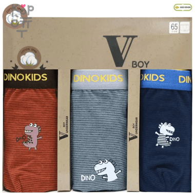 VKIDS Трусы-боксеры для мальчиков DINO, упаковка 3шт., Ю.Корея.  — Корейские товары для всей семьи(КорОпт)
