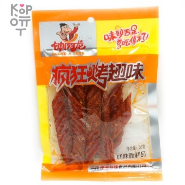 Снэк Crazy Grilled Wings-Vegetarian - со вкусом куриных крылышек на гриле, 36гр. — Корейские товары для всей семьи(КорОпт)