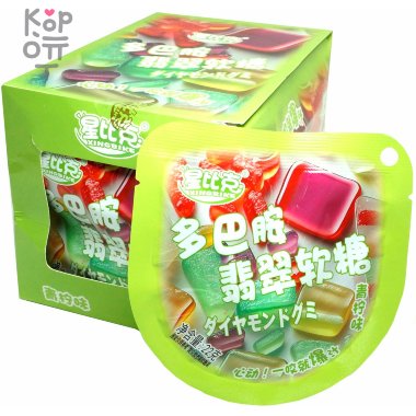 Мягкая конфета XingBike Candy - Изумрудный мармелад со вкусом Яблока &mdash; Корейские товары для всей семьи(КорОпт)