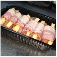 Рулетики из индейки с сыром и беконом, замороженные, цена за 1кг