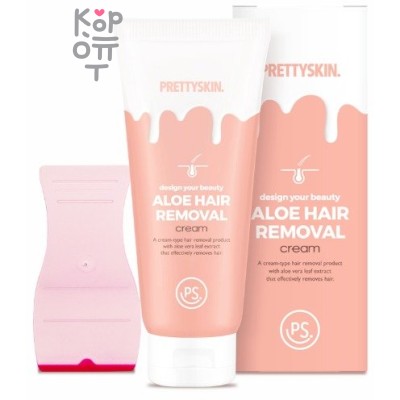 Pretty Skin Design Your Beauty Aloe Hair Removal Cream - Крем для депиляции с экстрактом алоэ 100мл.
