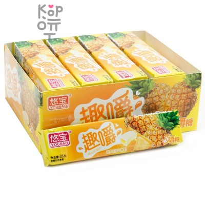 Жевательные конфеты Youbao Candy Сэндвич со вкусом Ананаса