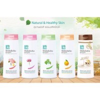 LION Shokubutsu Monogatari Natural & Healthy Skin - Крем-гель для душа 200мл.