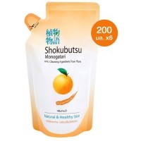 LION Shokubutsu Monogatari Natural & Healthy Skin - Крем-гель для душа 200мл.
