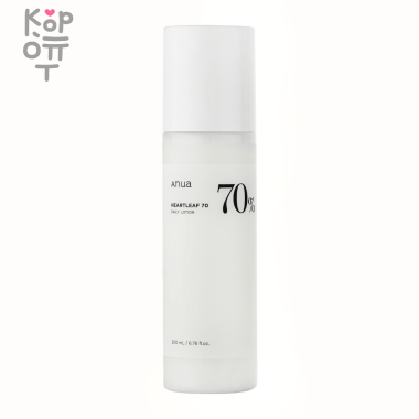 Anua Heartleaf 70% Daily Lotion -  Успокаивающий лосьон-эмульсия с экстрактом Хауттюйнии 200мл.  — Корейские товары для всей семьи(КорОпт)