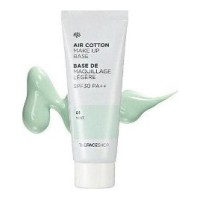 The Face Shop Air Cotton Make Up Base — База под макияж, оттенки 01 мятный и 02 лавандовый, 35 г