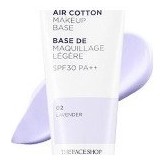 The Face Shop Air Cotton Make Up Base — База под макияж, оттенки 01 мятный и 02 лавандовый, 35 г