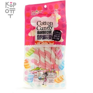 Маршмеллоу Wichi Cotton Candy Barbecue - Зефир фруктовое барбекю  &mdash; Корейские товары для всей семьи(КорОпт)