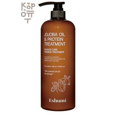 Eshumi Jojoba Oil & ProteinTreatment - Кондиционер для поврежденных волос с Маслом Жожоба и Протеином 1020мл.
