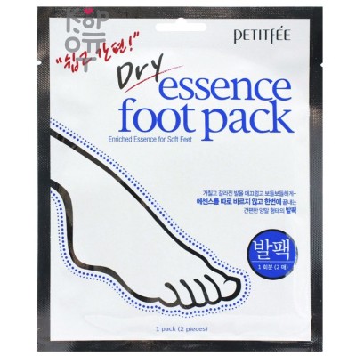 Petitfee Dry Essence Foot Pack - Увлажняющая маска для ног в форме носочков 30гр., 1 пара