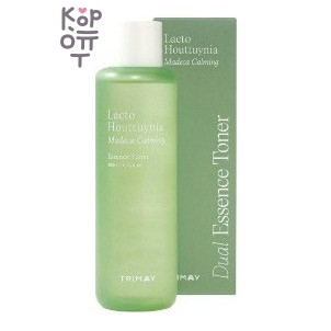 Trimay — Lacto Houttuynia Madeca Calming Dual Essence Toner — успокаивающий тонер-эссенция с пробиотиками, 200 мл