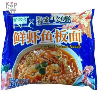 Лапша быстрого приготовления LeiQia с морепродуктами, 112гр. — Корейские товары для всей семьи(КорОпт)