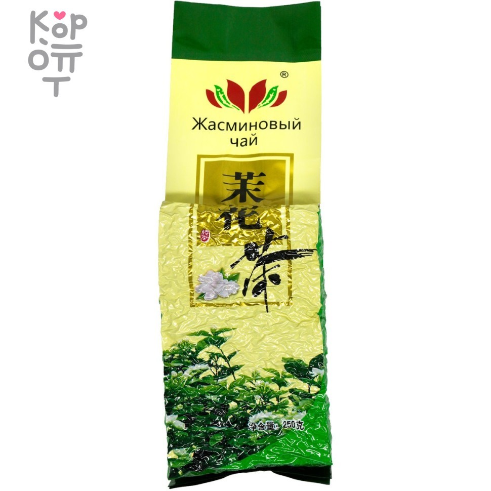 Чай зеленый Жасминовый, 250гр., купить с доставкой на дом фото 1 &mdash; Корейские товары для всей семьи(КорОпт)