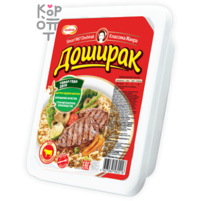 Доширак - Лапша быстрого приготовления со вкусом говядины 90гр.*24шт.
