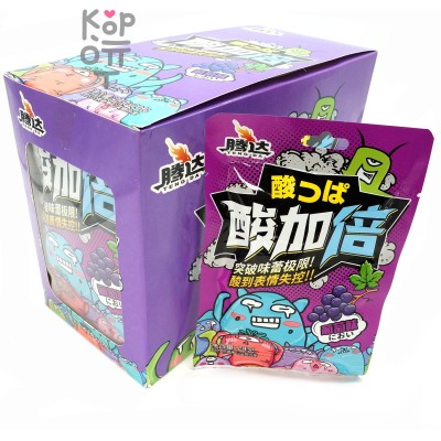 Кислая и освежающая карамель TengDa Sour Candy - со вкусом Винограда