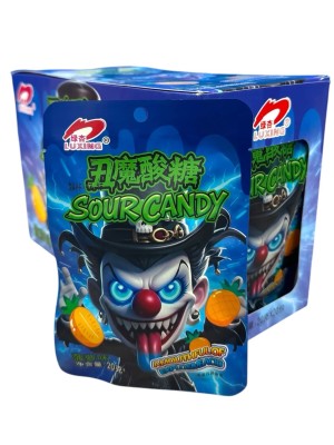 Кислая карамель LuXing Acid Sour Candy - кислота Злой клоун со вкусом Ананаса