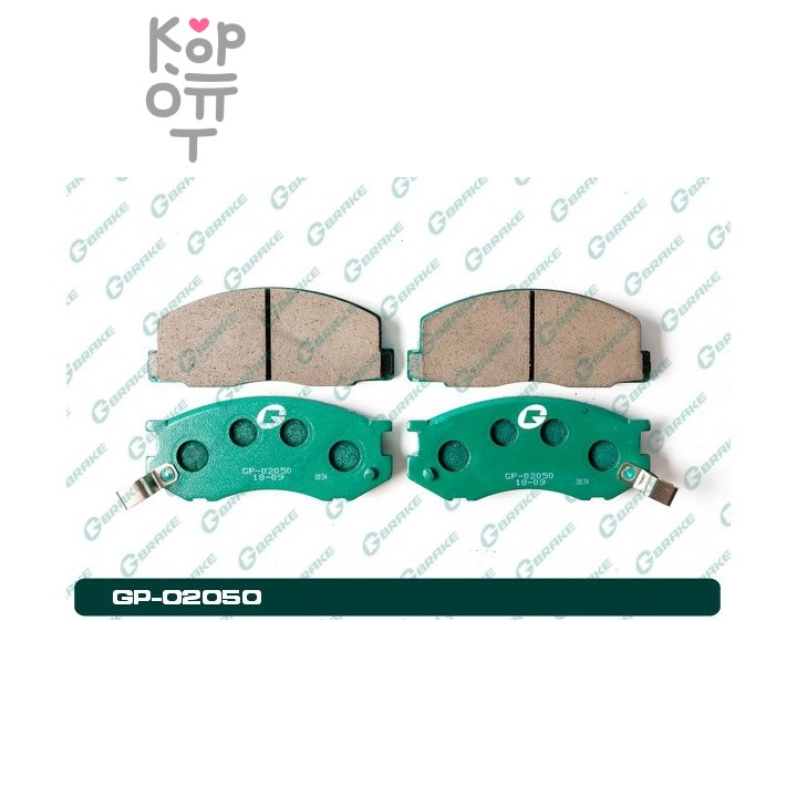 Колодки тормозные дисковые PF-1216 / PF-1096 / AN294 / GP-02050 04465-28290 G-BRAKE