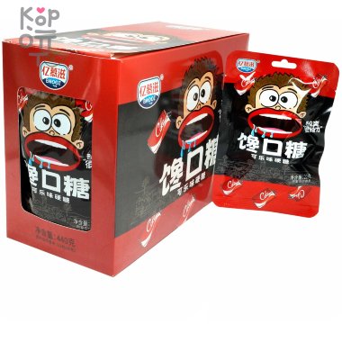 Кислая освежающая карамель Emooz Sour Candy - Жадный до конфет со вкусом ледяной колы &mdash; Корейские товары для всей семьи(КорОпт)