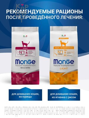 Диетический корм Monge VetSolution Cat Diabetic Диабетик для кошек при сахарном диабете 1,5кг.