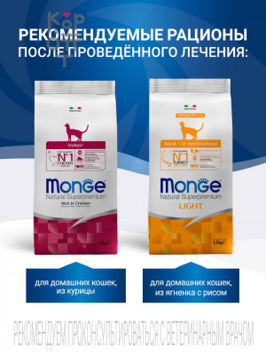 Monge VetSolution Cat Diabetic Диетический корм Диабетик для кошек при сахарном диабете, 1,5 кг