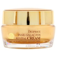 Deoproce Snail Galac Revital Cream - Восстанавливающий крем с экстрактом слизи улитки 50гр.