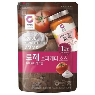 Daesang - Соус для спагетти Розе, мягкая упаковка 170 г, Коробка 16 шт.