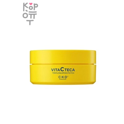 CKD Vita C Teca Blemish Shot Mask - Осветляющая гидрогелевая маска с витамином С 34 г