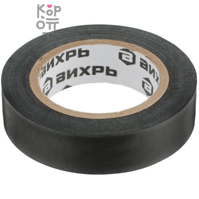 Изолента (10m * 15mm) чёрная Вихрь