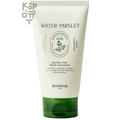Skinfood Pantothenic Water Parsley Refresh Cleansing Foam - Освежающая очищающая пенка с Пантотеновой Водой и Петрушкой 150мл.