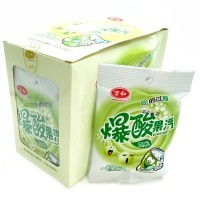Кислая карамель WanHeDa Sour Sour Fruit Steam Candy Газировка с взрывным вкусом снежного Лимона