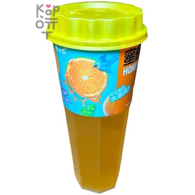 Сокосодержащий напиток Bai Xiaole Honey Orange pulp -  со вкусом медового Апельсина с мякотью, 630мл.