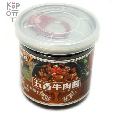 Shandong Beef Sauce - Соус-заправка с пряной говядиной, 100гр. — Корейские товары для всей семьи(КорОпт)