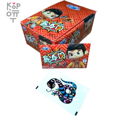 Жевательная резинка Baolengmen - Тату внутри, со вкусом Колы — Корейские товары для всей семьи(КорОпт)