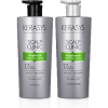 Kerasys Scalp Clinic Protein Shampoo - Протеиновый шампунь для глубокого очищения чувствительной кожи головы, 600мл., купить с доставкой на дом фото 3 &mdash; Корейские товары для всей семьи(КорОпт)