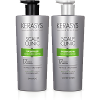 Kerasys Scalp Clinic Protein Shampoo - Протеиновый шампунь для глубокого очищения чувствительной кожи головы, 600мл.