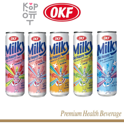 OKF Milky Be Happy Sparkling - Газированный напиток Милки