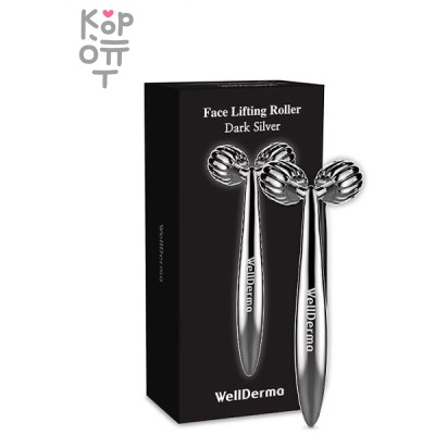 WellDerma Face Lifting Dark Silver Roller - Роликовый массажёр для лица