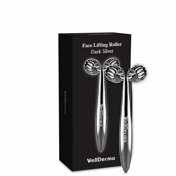 WellDerma Face Lifting Dark Silver Roller - Роликовый массажёр для лица