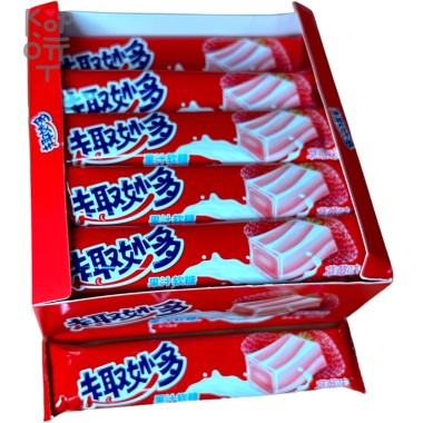 Жевательные конфеты Йогуртовые со вкусом Клубники — Корейские товары для всей семьи(КорОпт)