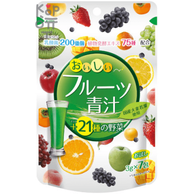 Yuwa Delicious Fruit Aojiru Концентрат для приготовления безалкогольных напитков "Аодзиру с фруктами" (яблоко, манго)