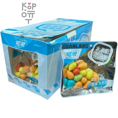 Жевательная резинка XuanLang Gum - Цветные капельки с фруктовым вкусом