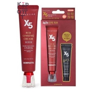 SkinPastel — Prestige X5 Red Ginseng Cream Set — Набор: крем с красным женьшенем 30 мл и крем Mela-X 10 мл