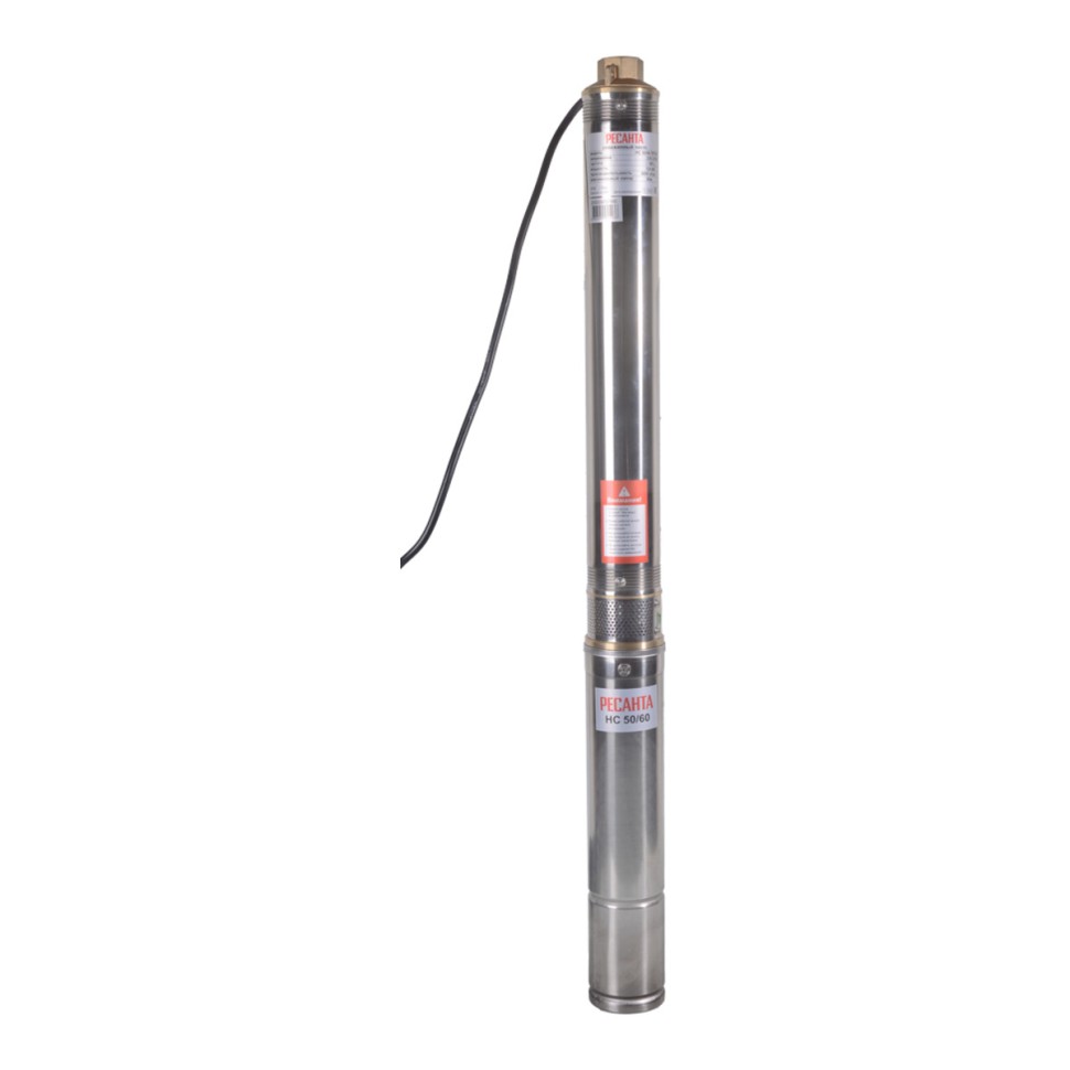 Ресанта НС 50/60 — Скважинный насос (d.75 mm, кабель 35 м)